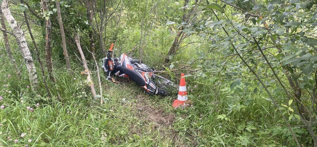 Ребёнок за рулём мотоцикла попал в ДТП в Череповецком районе