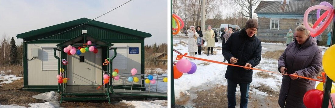 Новый модульный ФАП открыли в Белозерском округе