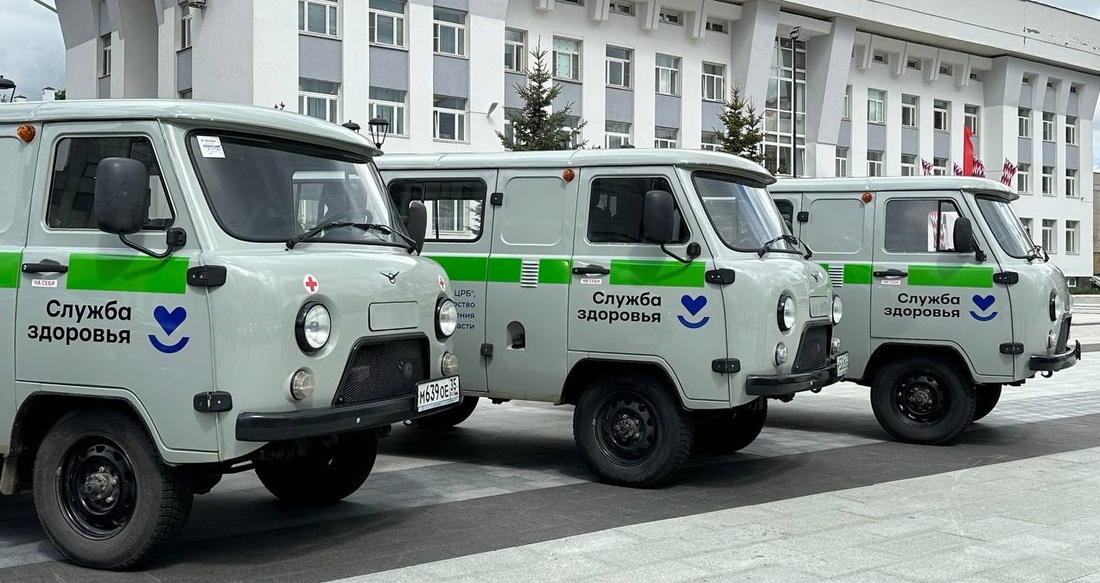Сразу 25 новых автомобилей отправятся в вологодские медучреждения 