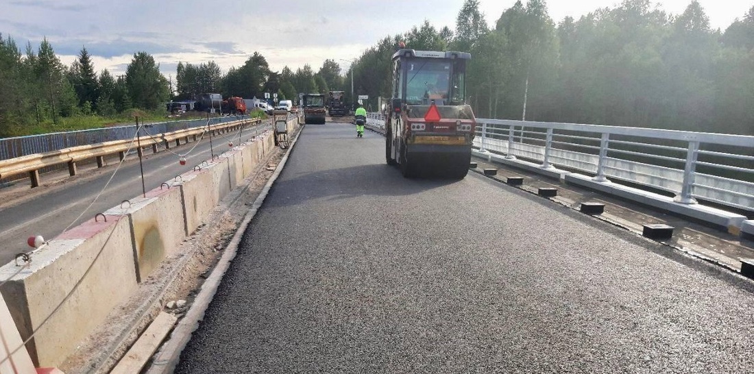 Ремонт моста через реку Юзу продолжается в Бабушкинском округе