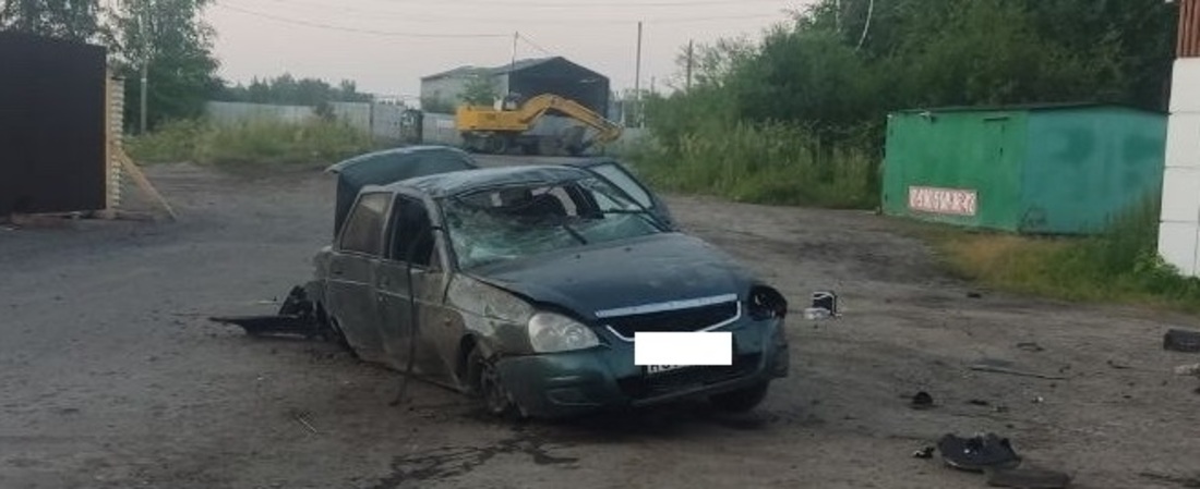 Водитель без прав разбился на «Ладе Приоре» в Вологде