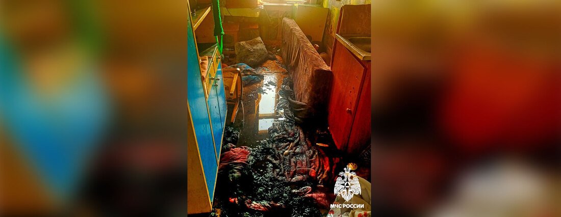 Пенсионера госпитализировали после пожара в Белозерске
