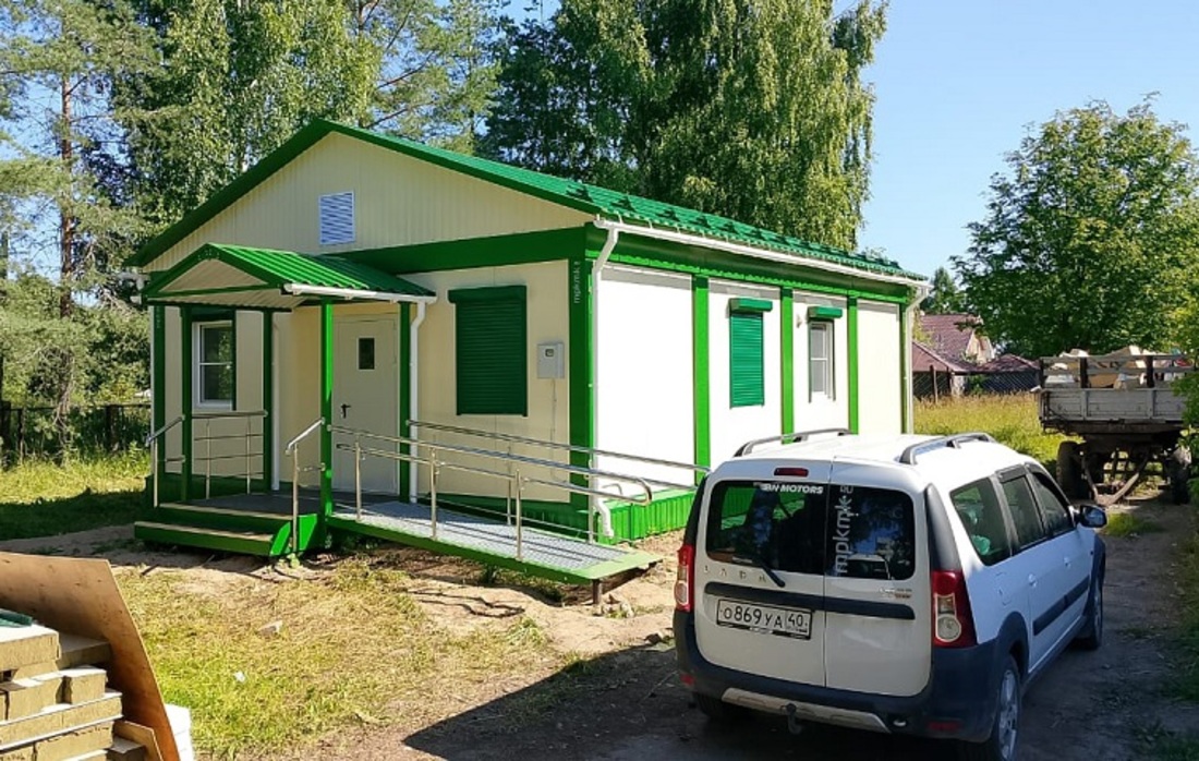 Новую модульную конструкцию Севастьяновского ФАПа установили в Вологодском округе