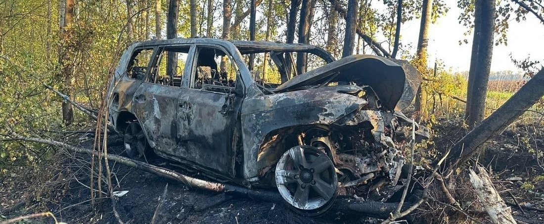 Пьяный мужчина устроил ДТП под Вологдой: «Лексус» сгорел, водитель в больнице