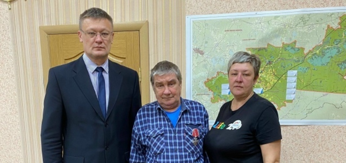 Орден Мужества вручили отцу героя СВО из Междуреченского округа