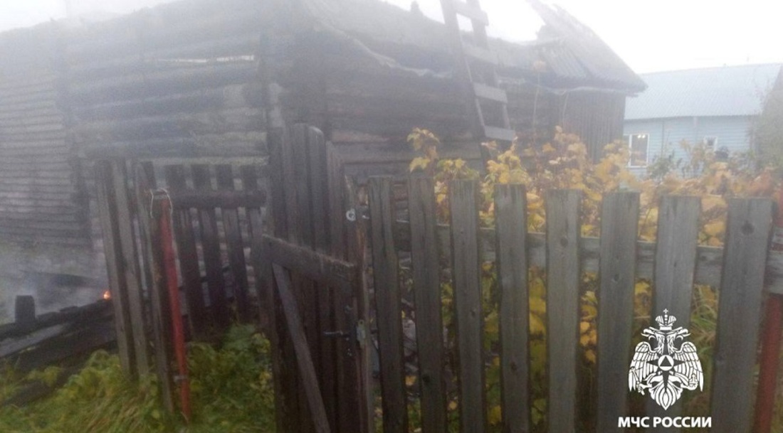 Харовчанин пострадал при попытке потушить горящую баню
