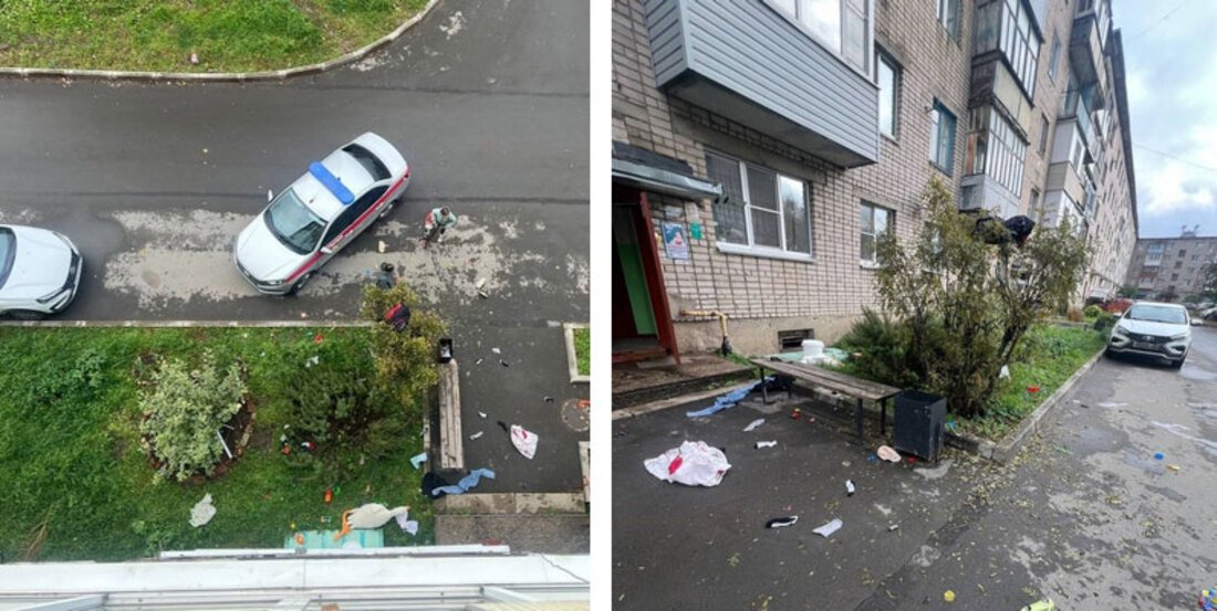 Маленького ребёнка, стоявшего в оконном проёме на пятом этаже, спасли в Соколе