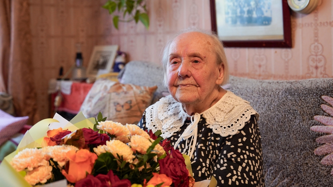 Вологжанка Алевтина Лукьянова отпраздновала 100-й день рождения