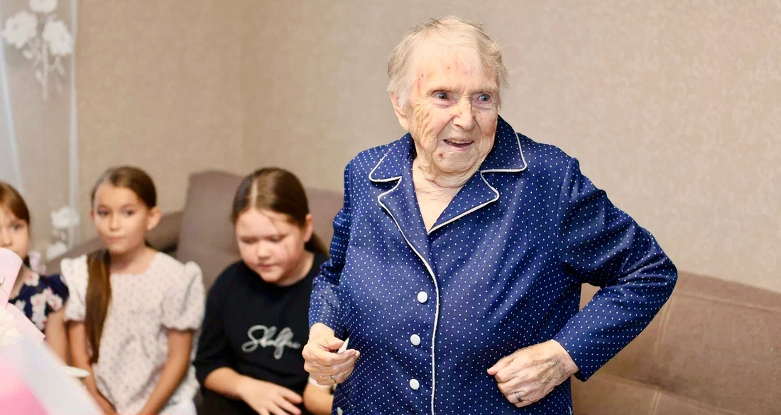 Череповчанка Лидия Акимова отметила свой 100-й день рождения