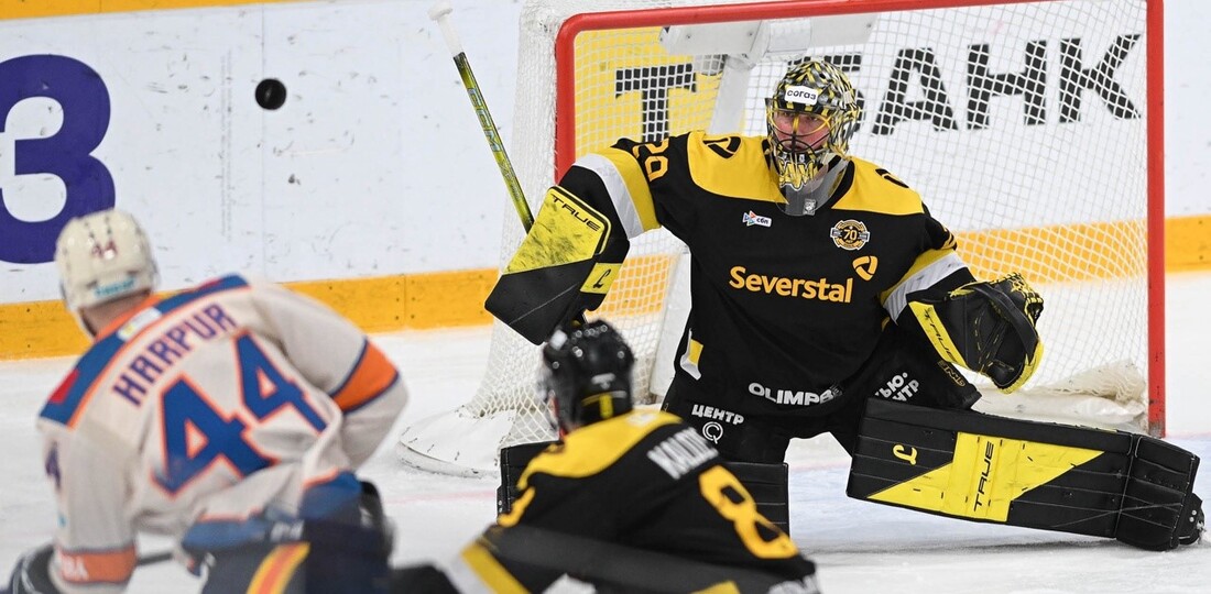 Хоккейная «Северсталь» проиграла «Шанхайским драконам» в Череповце 
