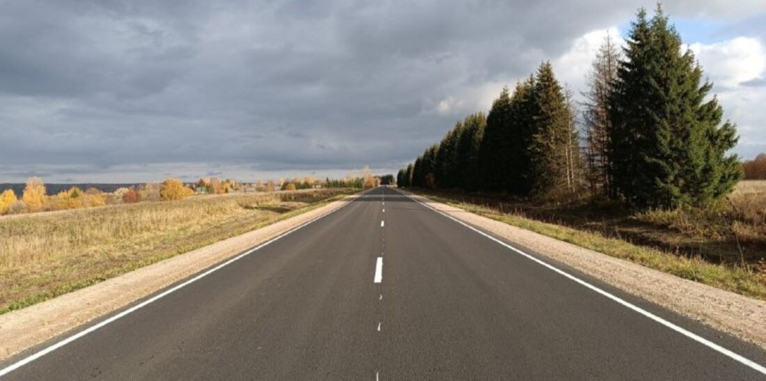 Ремонт дороги Сямжа – Харовск завершился в Вологодской области 