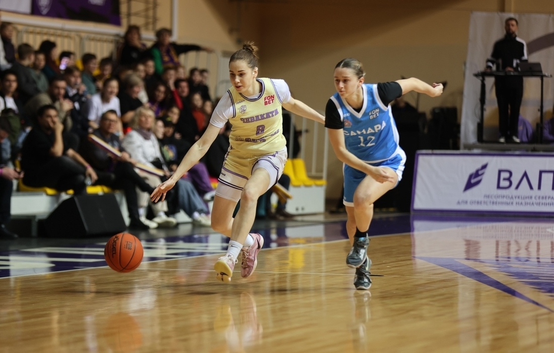 Баскетбольная «Чеваката» обыграла «Самару-2» в Вологде
