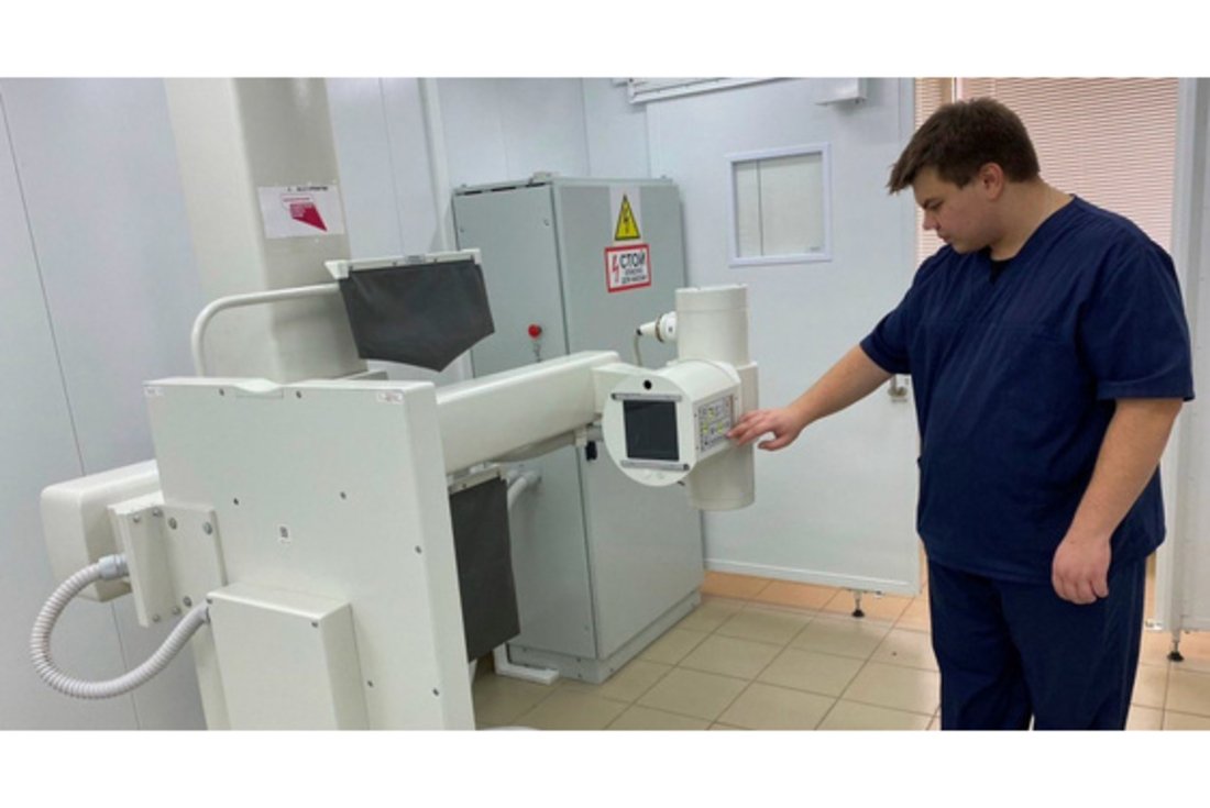 Новый рентген-аппарат устанавливают в Вологодской городской поликлинике №5 