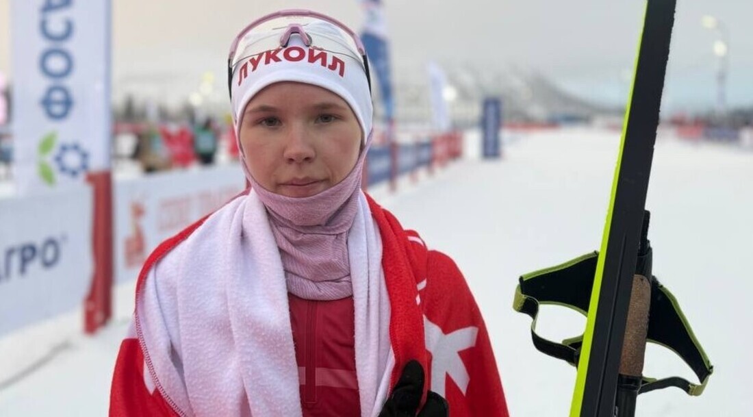Вологодская лыжница Алина Пеклецова выиграла третье золото на Кубке России