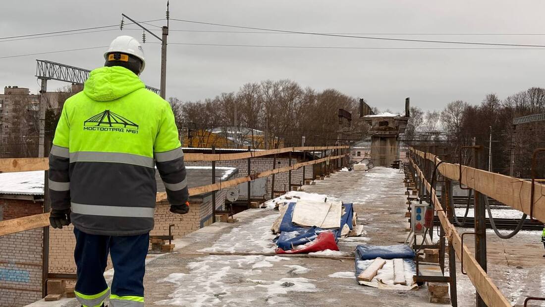 Первый этап ремонта моста на улице Текстильщиков завершается в Вологде