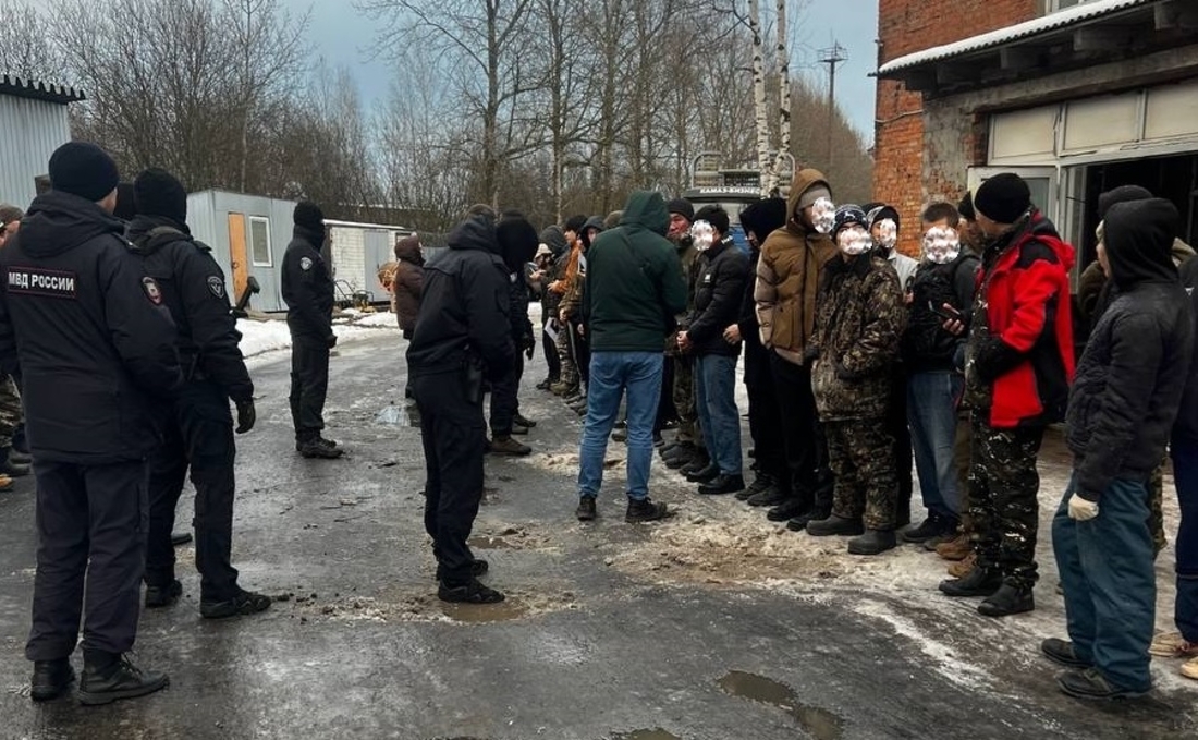 Рейд по стройкам: полицейские выявили 19 нелегальных мигрантов в Вологде 