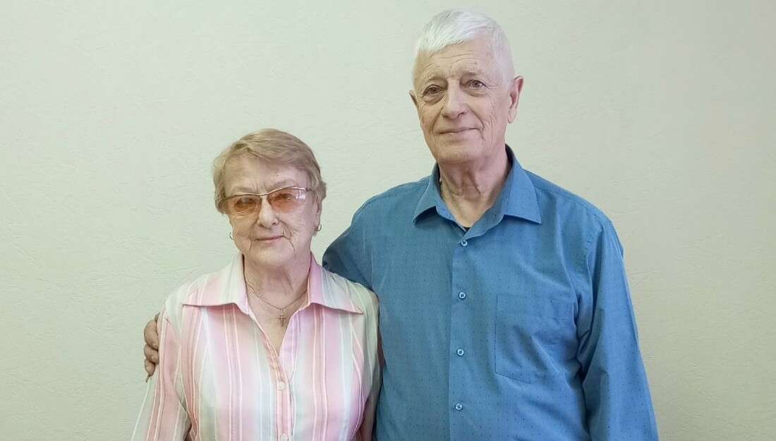 Супруги Петровы из Вытегры отпраздновали золотую свадьбу 