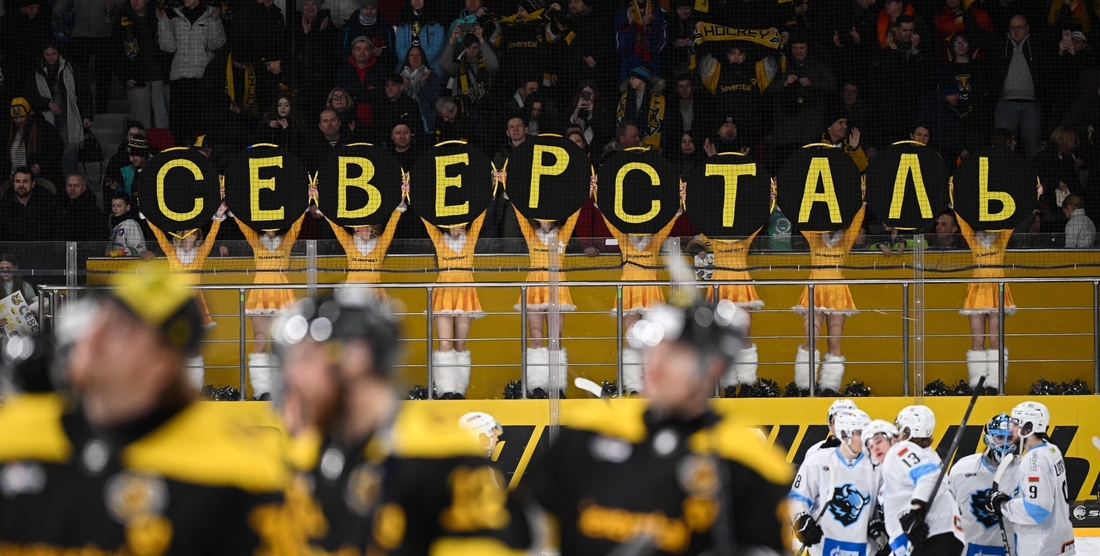 Хоккейная «Северсталь» третий раз за сезон обыграла минское «Динамо» в Череповце