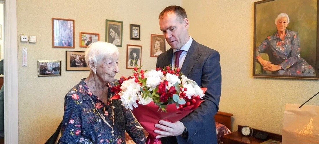 Вологжанке Мери Котлер исполнилось 102 года