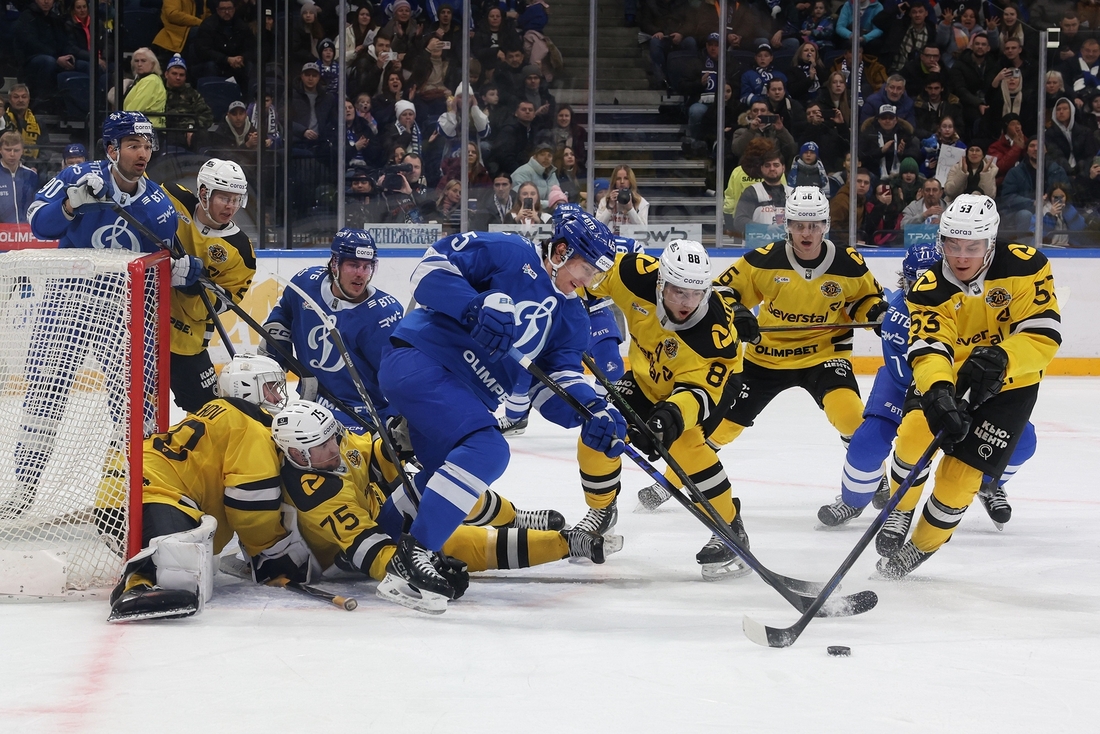 Череповецкая «Северсталь» вырвала победу у московского «Динамо» в выездном матче КХЛ