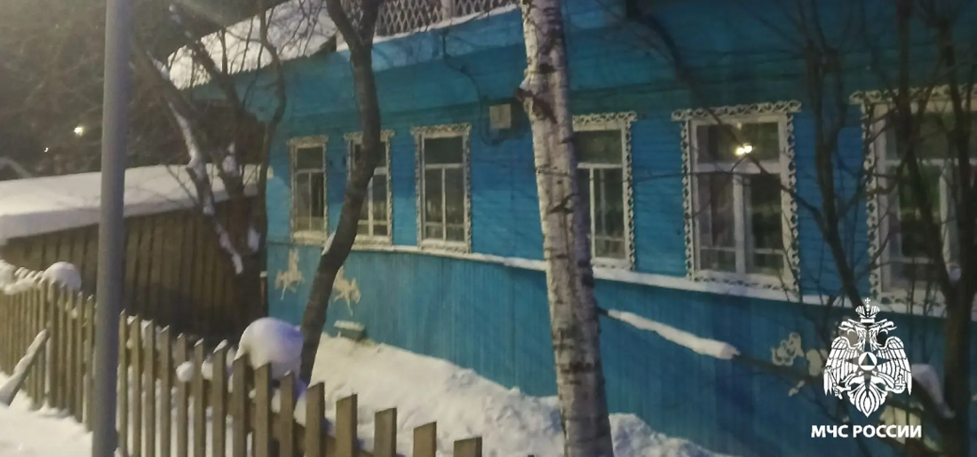 70-летний мужчина пострадал при пожаре в Кичменгском Городке