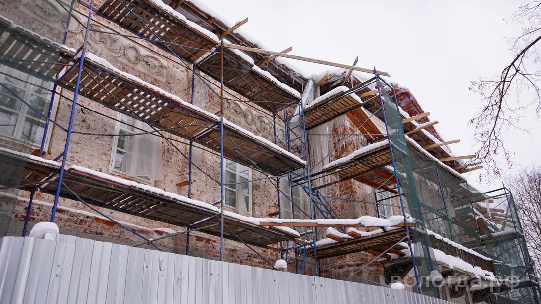 Реставрация Дома Варакина выполнена наполовину в Вологде