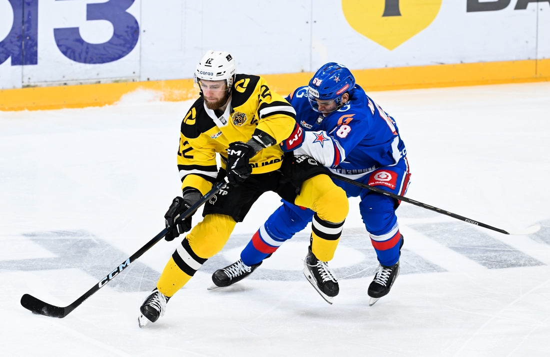 Череповецкая «Северсталь» в серии буллитов обыграла СКА в матче КХЛ