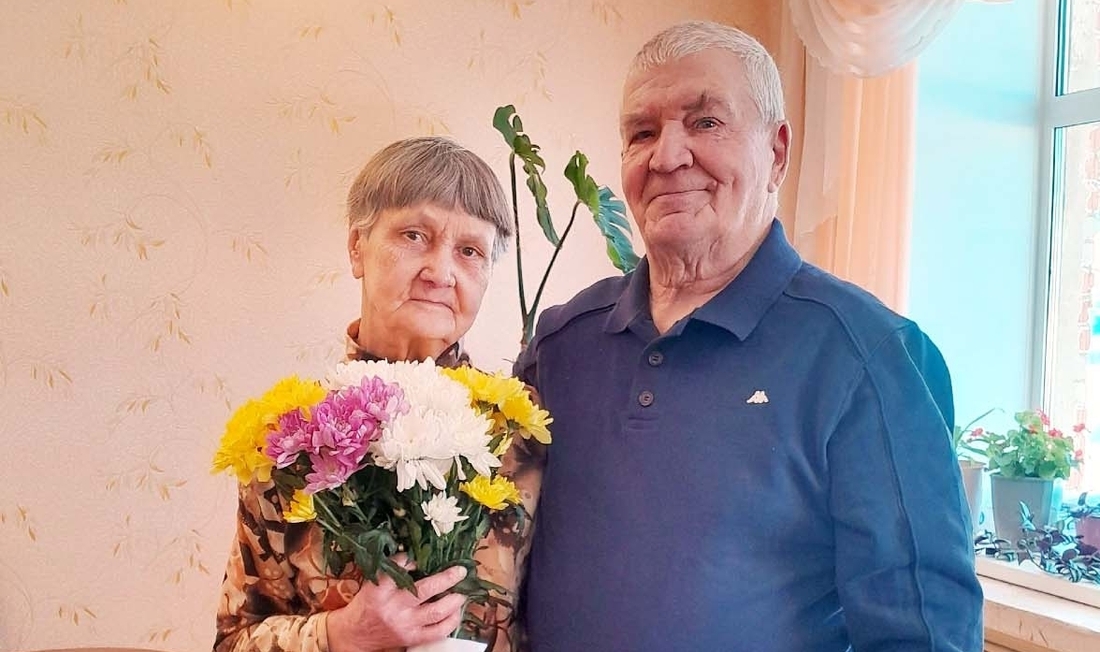 Бриллиантовую свадьбу отметили супруги Афанасьевы из Вашкинского округа