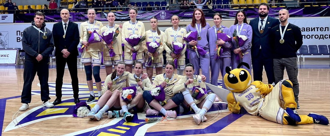 Вологодская «Чеваката» завоевала золотые медали регулярного розыгрыша Суперлиги
