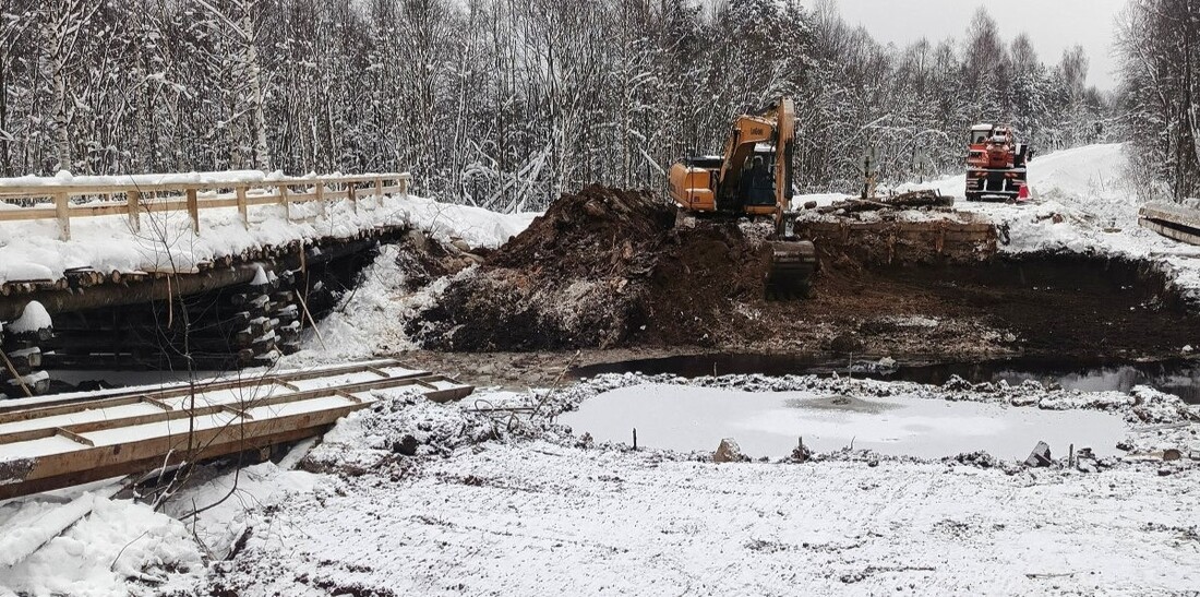 Ремонт моста через реку Кептур завершился в Бабушкинском округе
