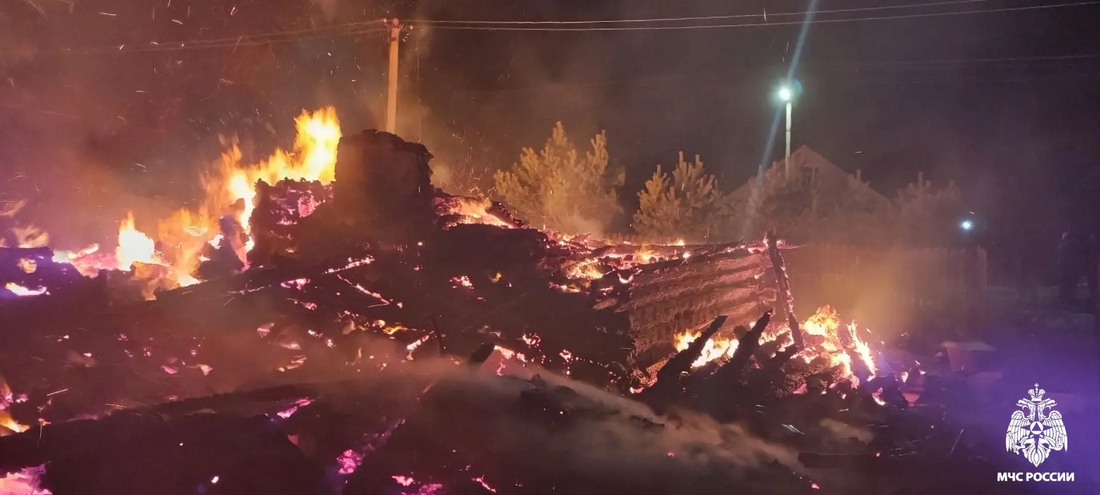Пожилая женщина погибла при пожаре в Сокольском округе