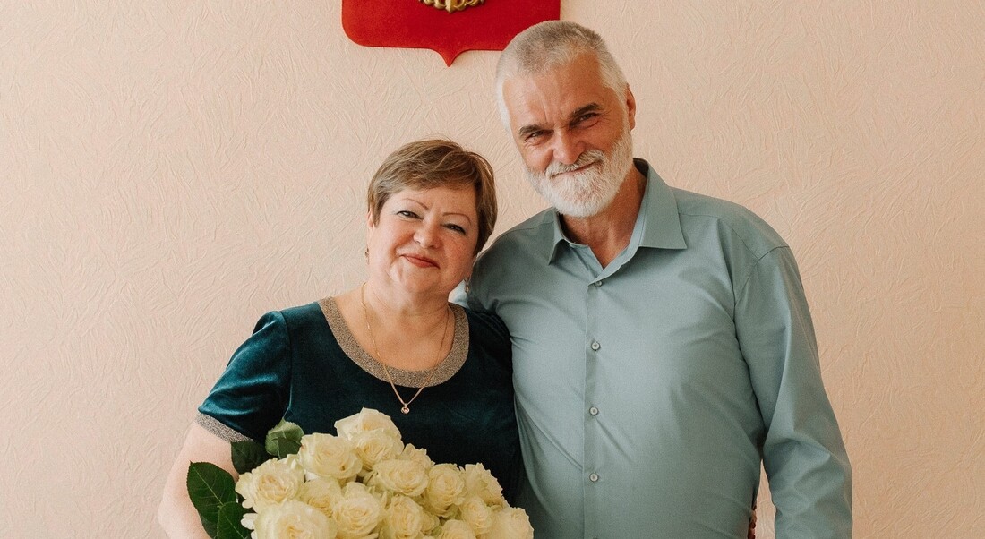 Рубиновую свадьбу отпраздновали супруги Архиповы из Шекснинского округа