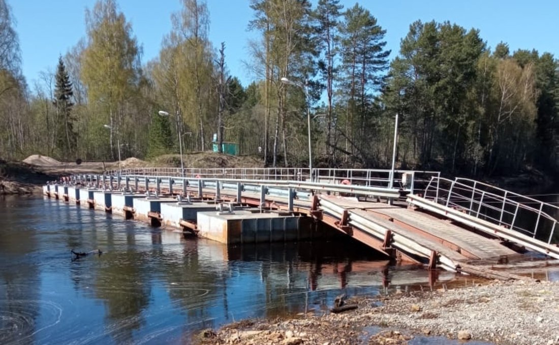 Понтонная переправа через реку Суду открывается в Кадуйском округе