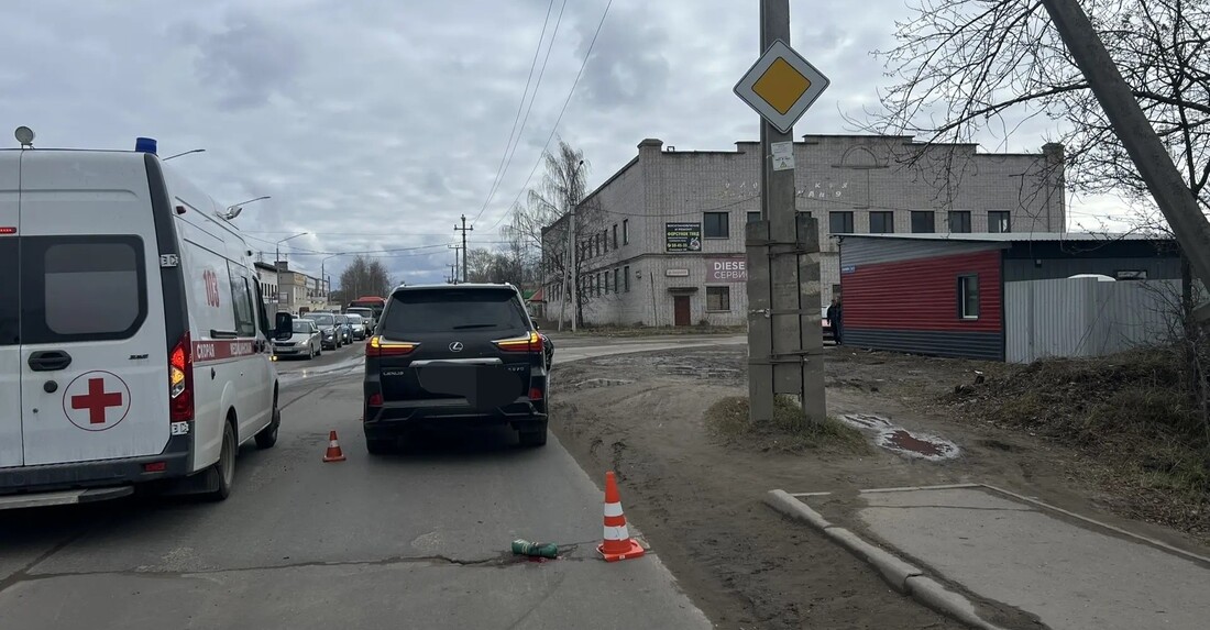 Пожилой мужчина пострадал в ДТП в Вологде