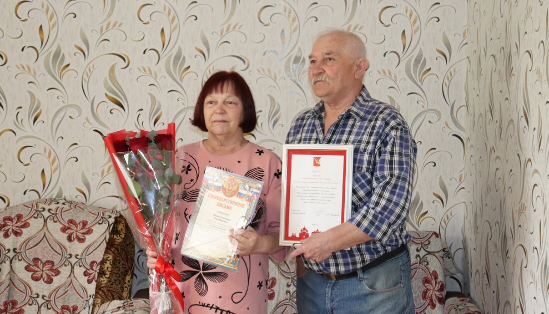 Золотую свадьбу отпраздновали супруги Топорковы из Никольска