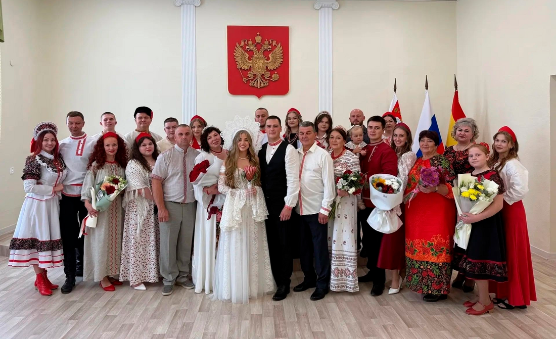 Необычная свадьба состоялась в Тотьме