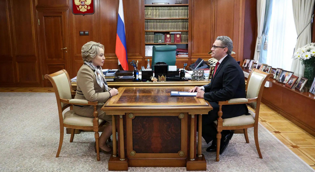 Губернатор Вологодской области встретился с Валентиной Матвиенко
