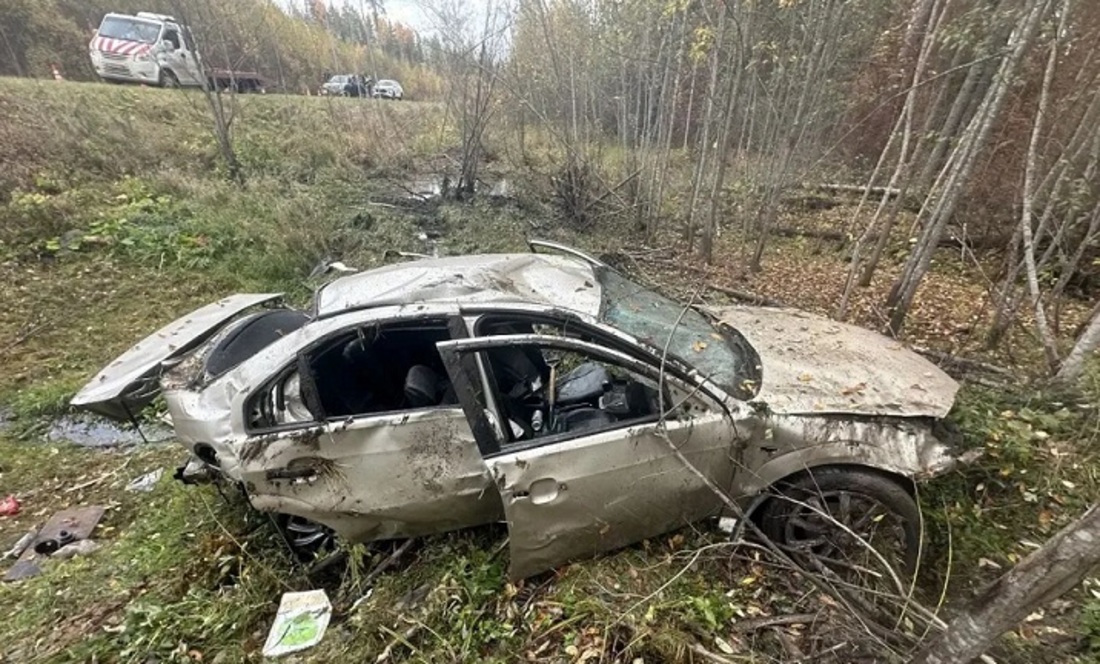 Водитель иномарки погиб в жёсткой аварии в Великоустюгском округе