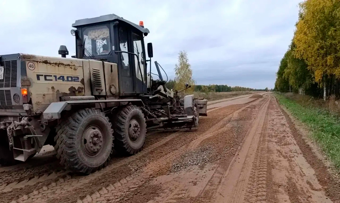 Обновление дороги Белозерск – Нижняя Мондома продолжается в Вологодской области