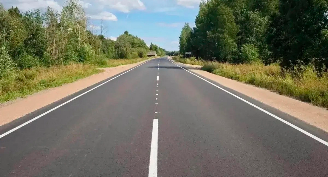 Участок дороги Череповец – Белозерск – Липин Бор ввели в эксплуатацию после ремонта
