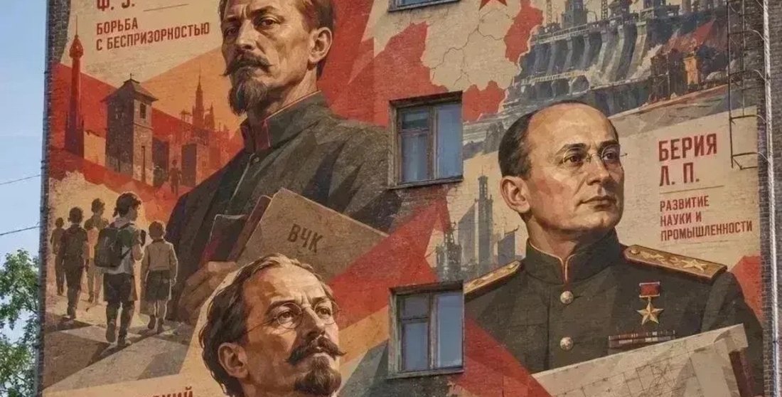Мурал с изображением Лаврентия Берии предложили разместить в Череповце
