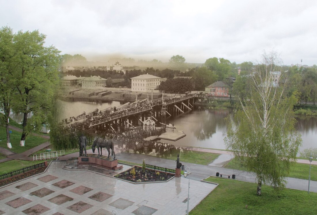Пешеходный мост у Соборной горки планируется воссоздать в Вологде 