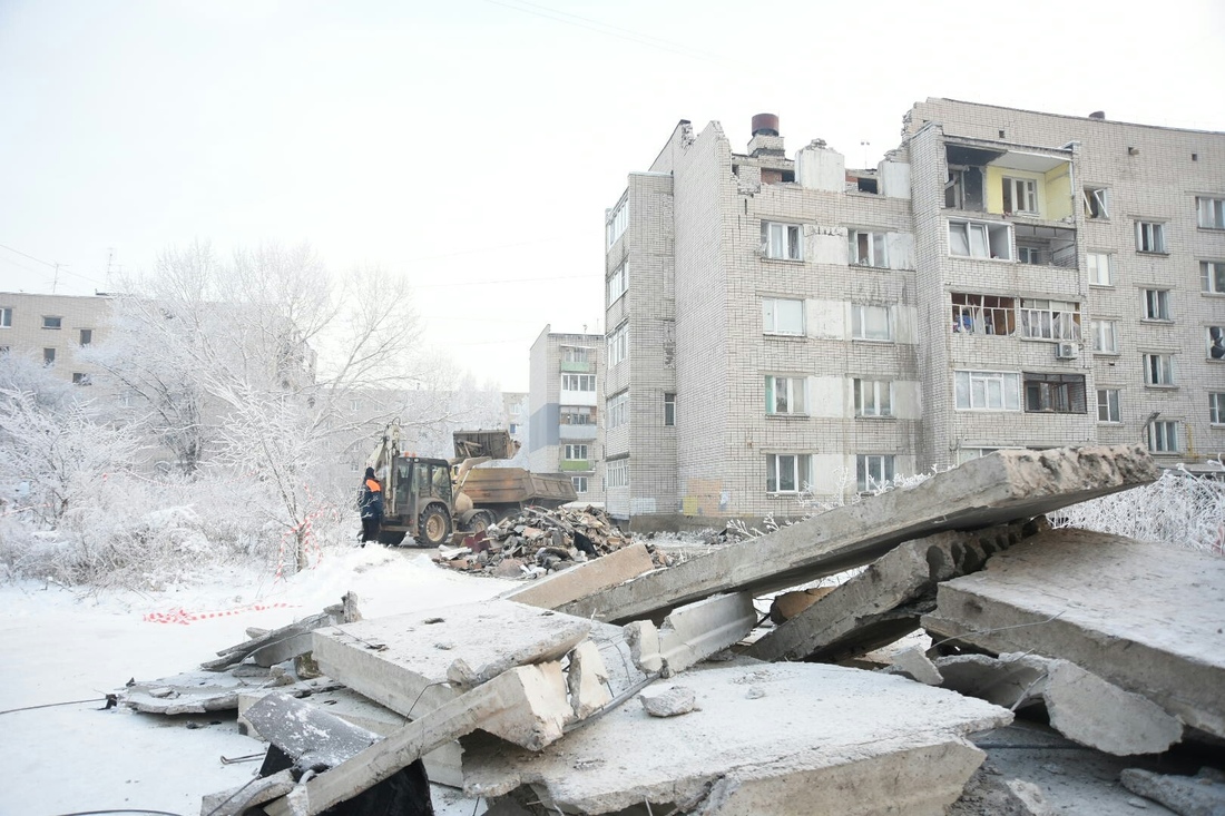 В Вологде восстановят подъезд дома, где произошёл взрыв газа