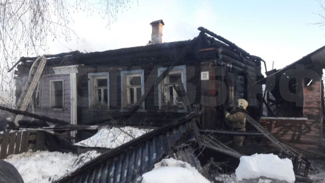Пожар со смертельным исходом: в Вологде в огне погиб человек