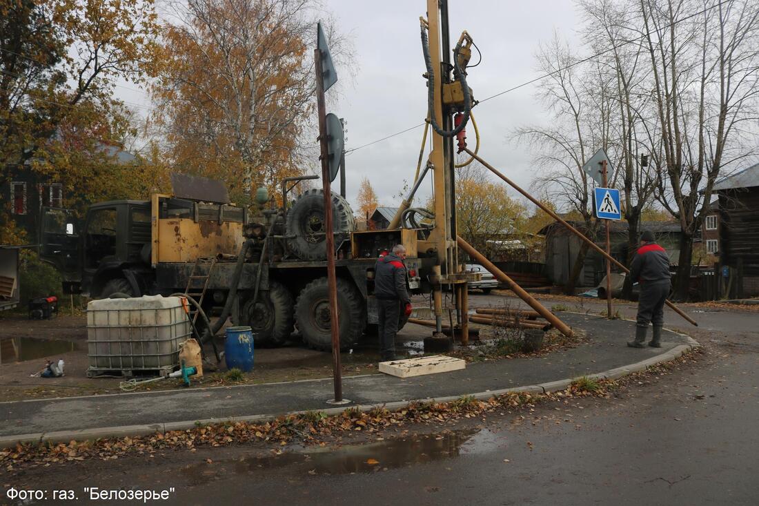 Выход найден: в Белозерске приступили к окончательной ликвидации прорыва скважины