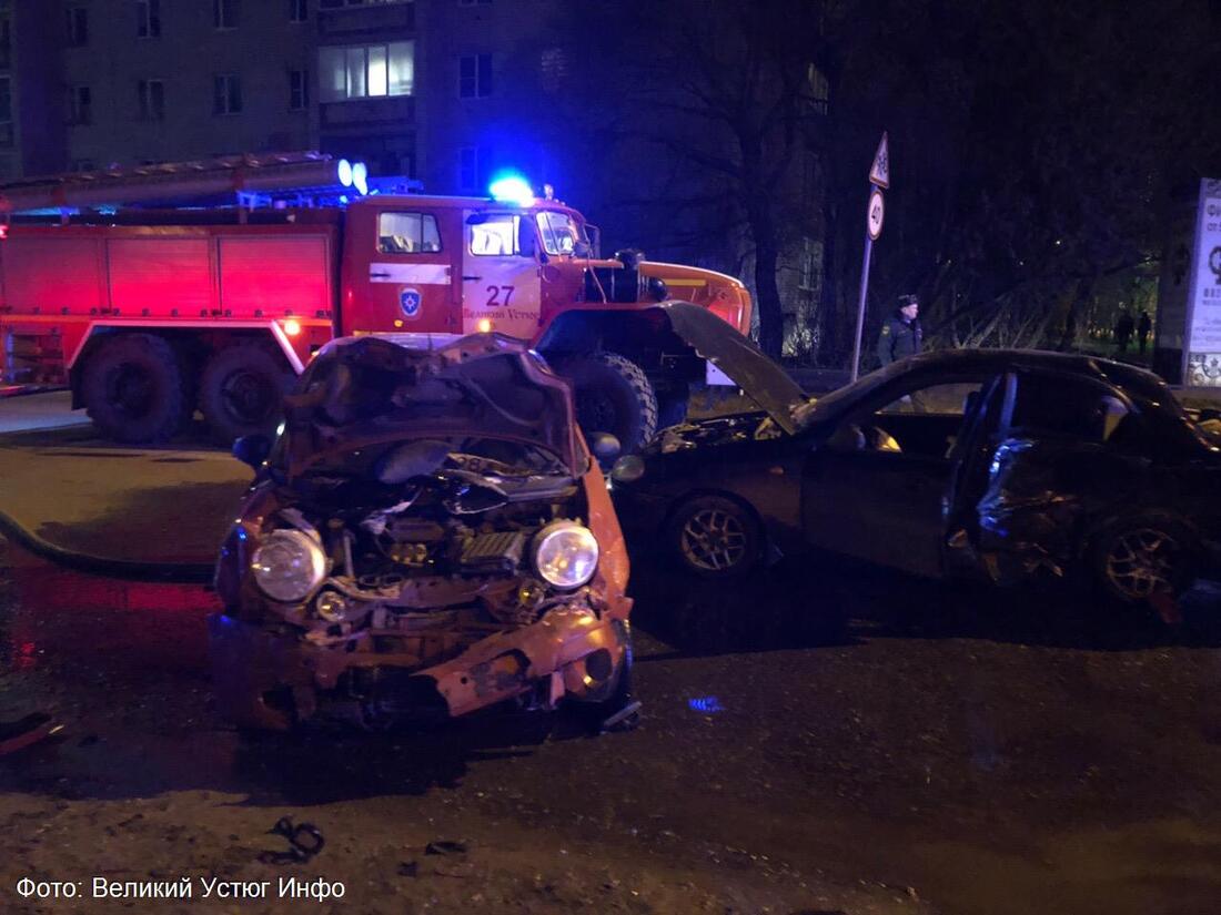 Массовая авария в центре Великого Устюга: есть пострадавшие