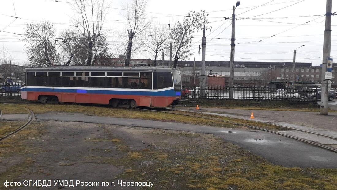 ДТП в Череповце: пенсионерку сбил трамвай