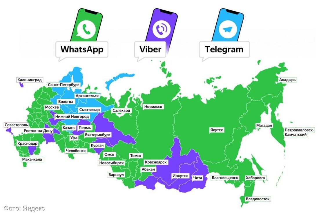 Потележили: в Вологодской области выявили самый популярный мессенджер