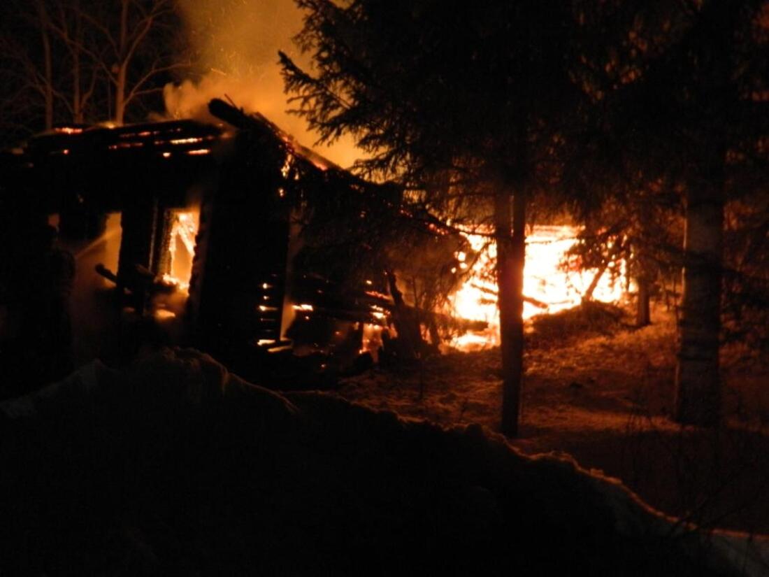 В Шекснинском районе в пожаре погиб мужчина