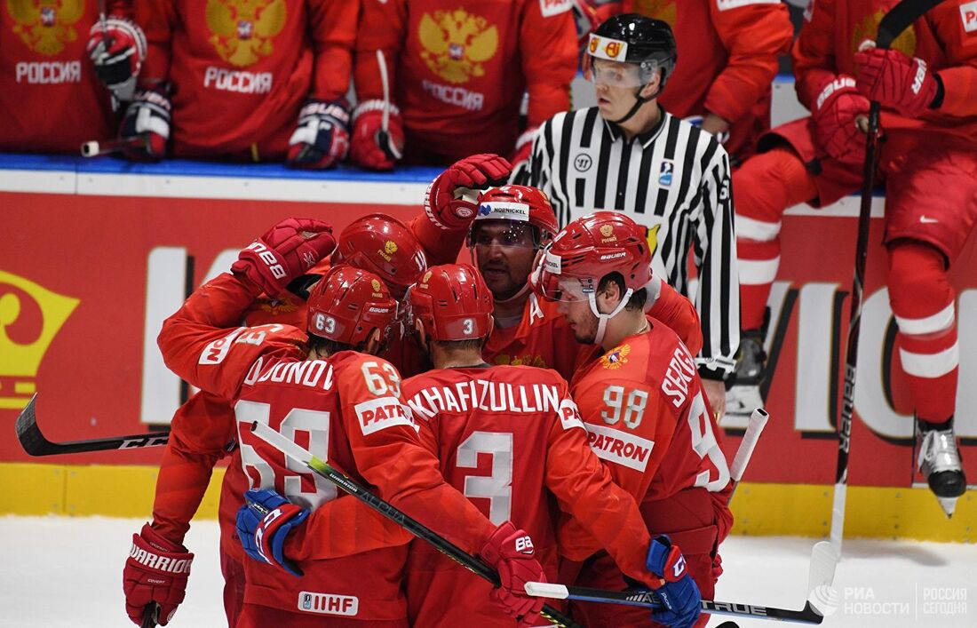 Россияне уверенно обыграли шведов на чемпионате мира по хоккею